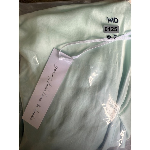 Young Fabulous & Broke Green Ombre Halter Maxi Dress M Cowl Neck Backless Sexy‎ - Picture 16 of 16